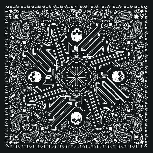 ZAN - DELUXE BANDANNA BLACK PAISLEY - Image 1