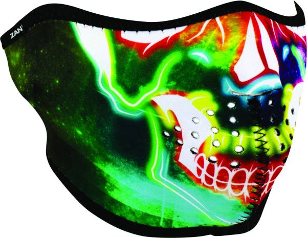 ZAN - 1/2 FACE MASK ELECTRIC SKULL - Image 1