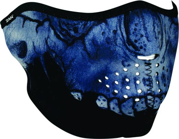 ZAN - 1/2 FACE MASK MIDNIGHT SKULL - Image 1