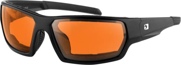 BOBSTER - TREAD SUNGLASSES MATTE BLACK W/AMBER LENS REMOVABLE FOAM - Image 1