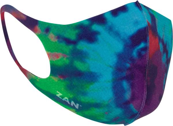 ZAN - LIGHTWEIGHT FACE MASK 2/PK MULTI COLOR TIE DYE / BLACK - Image 1