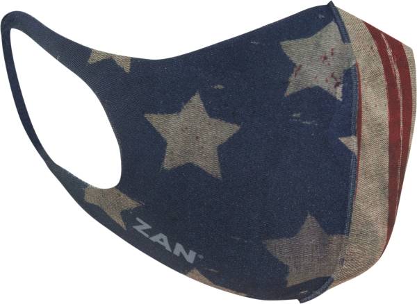 ZAN - LIGHTWEIGHT FACE MASK 2/PK PATRIOT/BLACK - Image 1