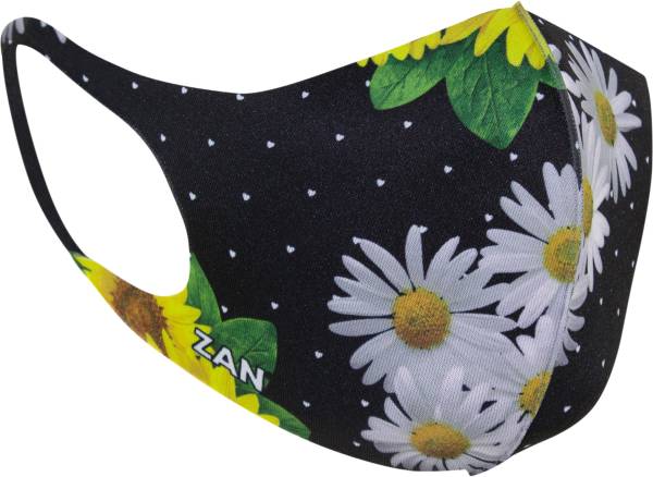 ZAN - LIGHTWEIGHT FACE MASK 2/PK SUN FLOWER / BLACK - Image 1