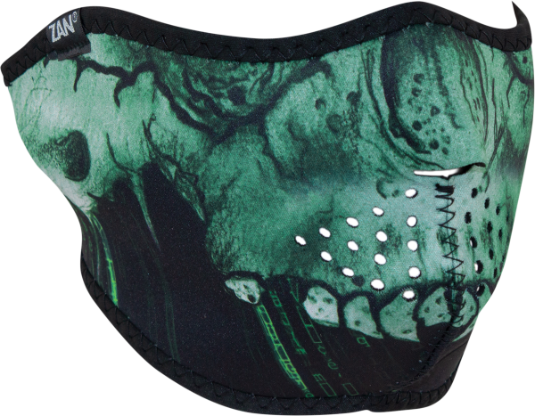 ZAN - NEOPRENE HALF FACE MASK CYBER SKULL - Image 1