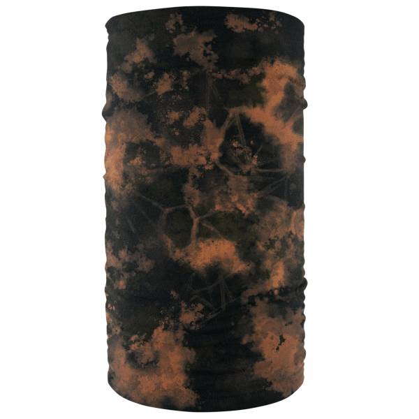 ZAN - MOTLEY TUBE FLEECE LINED BLACK & BROWN TIE DYE - Image 1