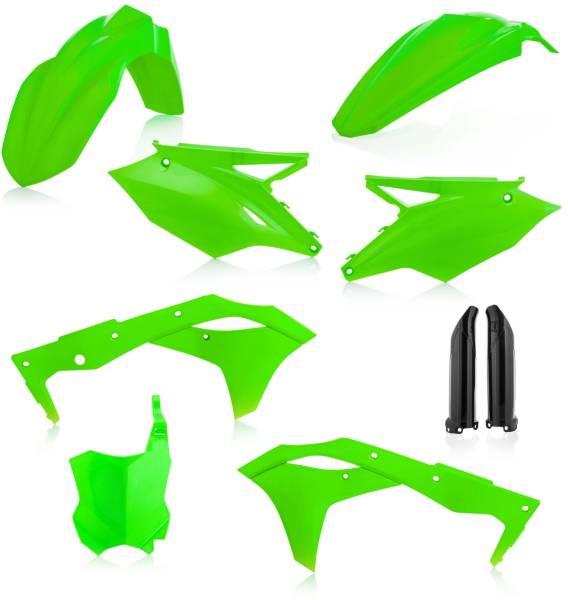 ACERBIS - FULL PLASTIC KIT FLUORESCENT GREEN - Image 1