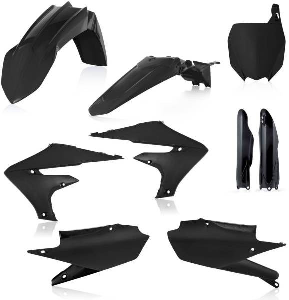 ACERBIS - FULL PLASTIC KIT BLACK - Image 1