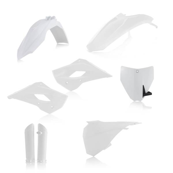 ACERBIS - FULL PLASTIC KIT WHITE - Image 1