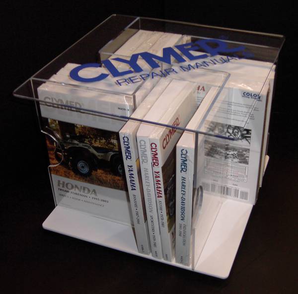 CLYMER - 20 TITLE COUNTER SPINNING RACK - Image 1