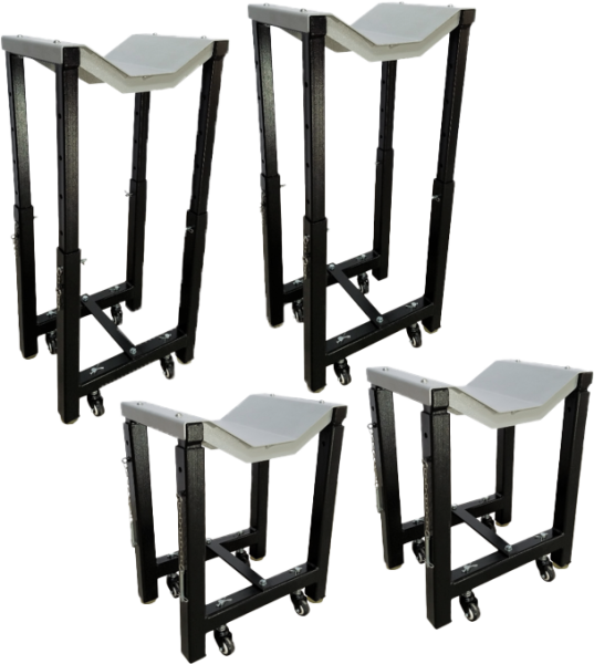 IDEAL - WHEEL STAND KIT (UF-2200EH-X) SET OF 4EA  ADJUSTABLE HEIGHT - Image 1