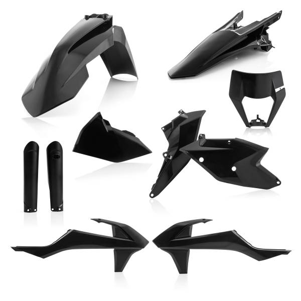 ACERBIS - FULL PLASTIC KIT BLACK - Image 1