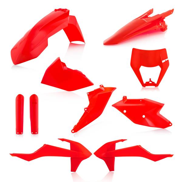 ACERBIS - FULL PLASTIC KIT FLO-ORANGE - Image 1