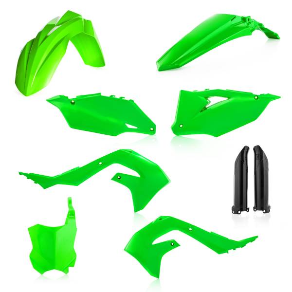 ACERBIS - FULL PLASTIC KIT KAW FLO-GREEN - Image 1