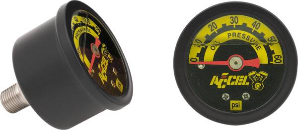 ACCEL - OIL PRESSURE GAUGE BLACK - Image 1