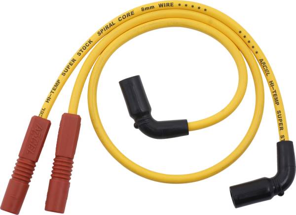 ACCEL - SPIRAL CORE WIRE SET 8.0MM YELLOW - Image 1