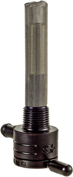 GOLAN - 3/8 NPT PETCOCK STRAIGHT BLACK 5/16 HOSE - Image 1