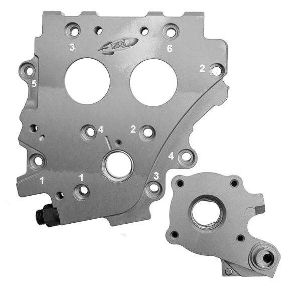 ROCKET PERFORMANCE GARAGE LLC - OIL PUMP AND CAM PLATE `07-17 TWIN CAM - Image 1