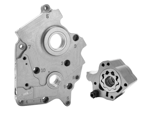 ROCKET PERFORMANCE GARAGE LLC - OIL PUMP AND CAM PLATE `17-UP M8 TWIN COOLED - Image 1