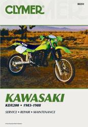 CLYMER - REPAIR MANUAL KAW KDX200 - Image 1