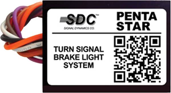 SDC - PENTA-STAR TURN SIGNAL BRAKE LIGHT SYSTEM 2-1/4X1-5/8X5/8" - Image 1