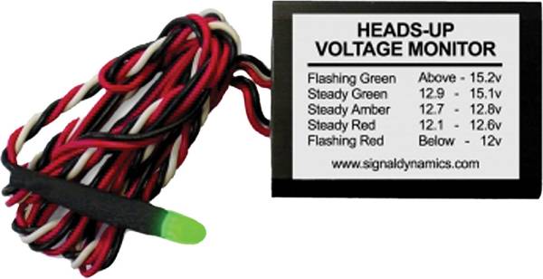 SDC - HEADS-UP VOLTAGE MONITOR 2-1/4X1-5/8-5/8" - Image 1