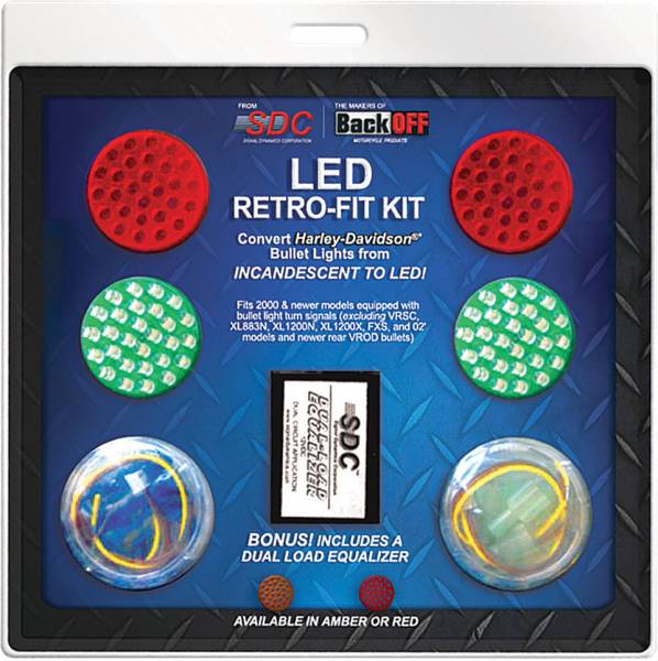 SDC - LED RETRO-FIT KIT RED REAR ONLY - Image 1