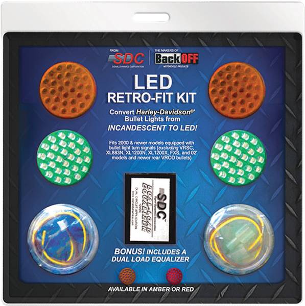 SDC - LED RETRO-FIT KIT AMBER FRONT OR REAR - Image 1