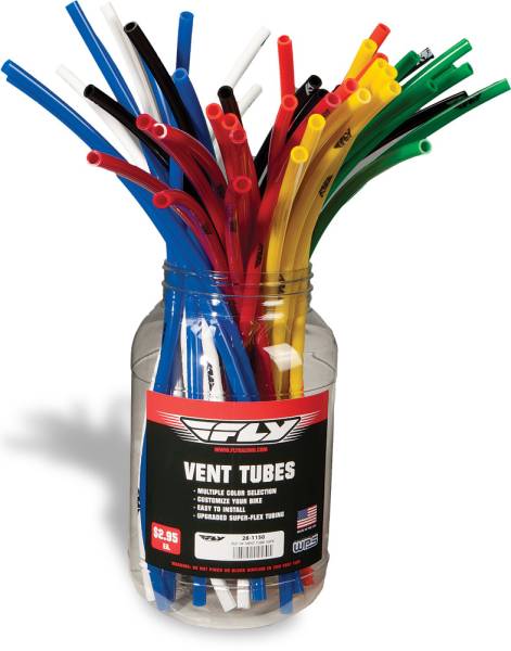 FLY RACING - GAS CAP VENT HOSE 18" MULTI-COLORS 50/PK - Image 1