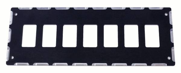 MODQUAD - DASH 7-SWITCH PLATE (BLACK) - Image 1