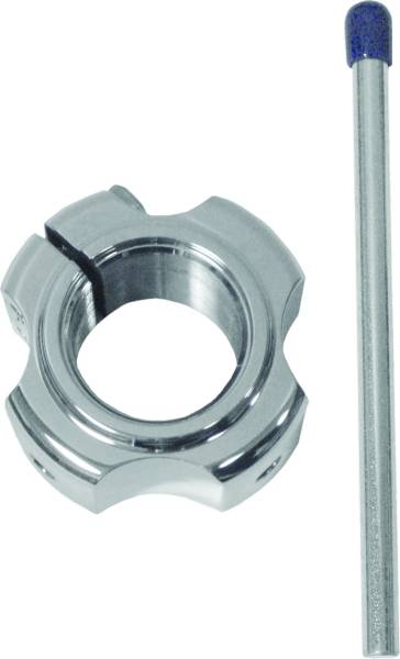 MODQUAD - AXLE LOCKING NUT - DOUBLE (SILVER) - Image 1