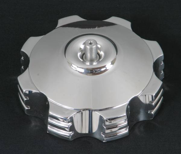 MODQUAD - BILLET GAS CAP (BLACK FLAMES) - Image 1