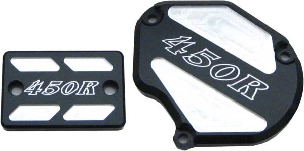 MODQUAD - THROTTLE & BRAKE COVER SET (BLACK LOGO) - Image 1