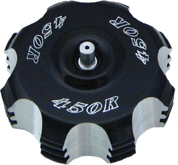 MODQUAD - BILLET GAS CAP (BLACK LOGO) - Image 1