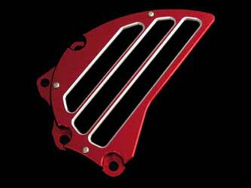 MODQUAD - FRONT CHAIN GUARD (ANODIZED RED) - Image 1