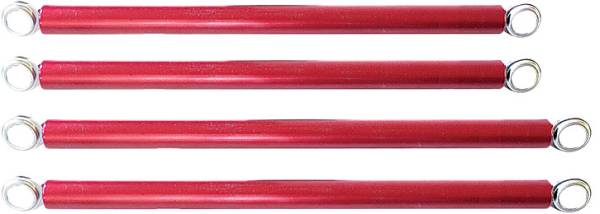 MODQUAD - STANDARD REAR RADIUS RODS (RED) - Image 1