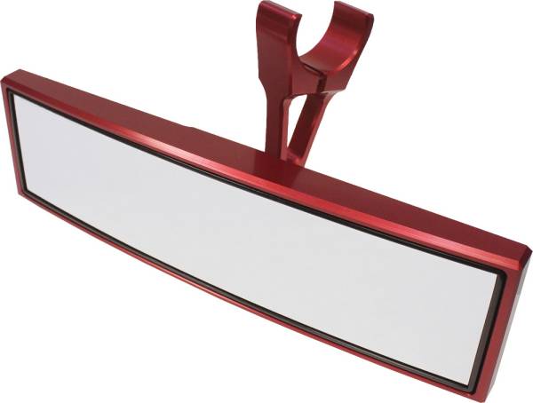 MODQUAD - SINGLE CLAMP REAR VIEW MIRROR RED 1.75" - Image 1