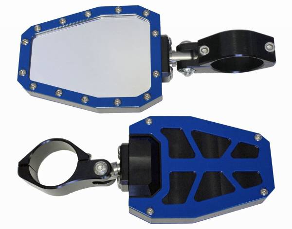 MODQUAD - SIDE MIRROR BLUE BEZEL PR 1.75" - Image 1