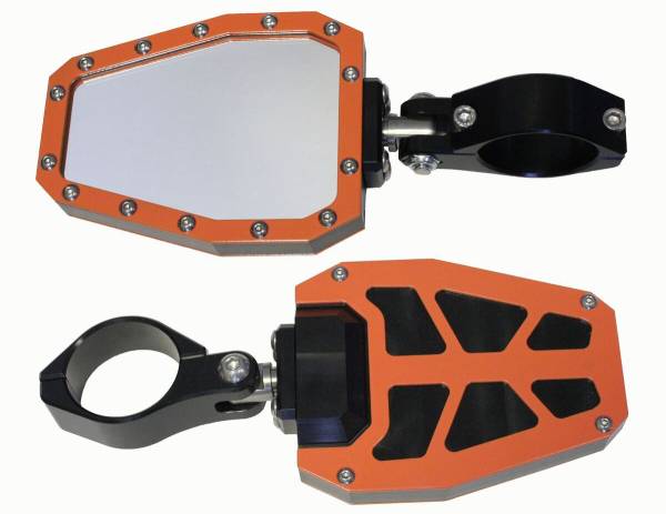 MODQUAD - SIDE MIRROR ORANGE BEZEL PR 1.75" - Image 1