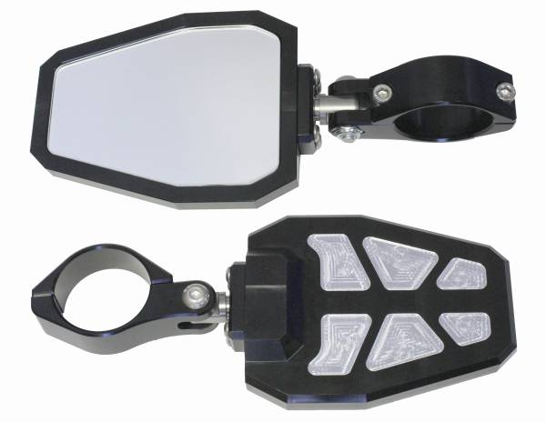 MODQUAD - SIDE MIRROR RECUT BLACK 1.875" - Image 1