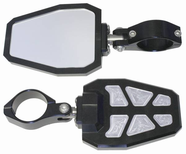 MODQUAD - SIDE MIRROR BLACK PR 2.0" RECUT POCKETS - Image 1