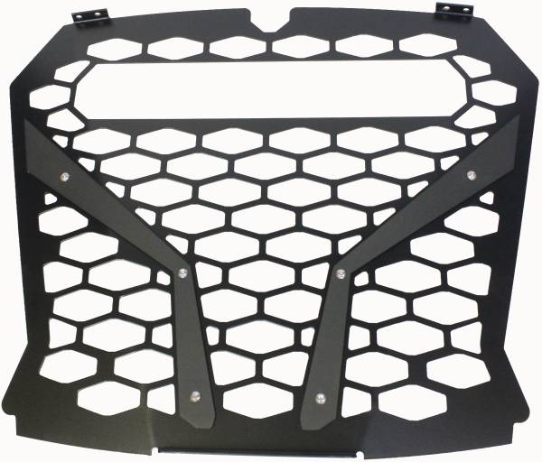 MODQUAD - FRONT GRILL BLACK POL RZR S WITH OUT 10" LIGHT - Image 1