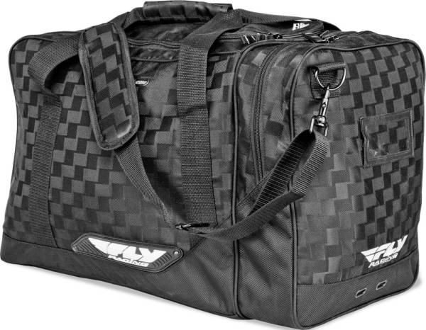 FLY RACING - CARRY-ON DUFFLE BLACK/GREY 12"X12"X19" - Image 1