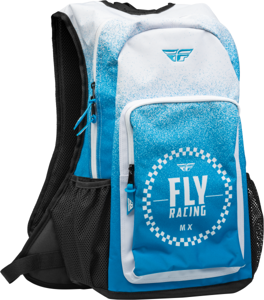 FLY RACING - JUMP PACK BACKPACK BLUE/WHITE - Image 1