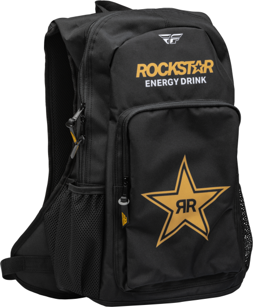 FLY RACING - JUMP PACK ROCKSTAR BACKPACK BLACK/GOLD - Image 1