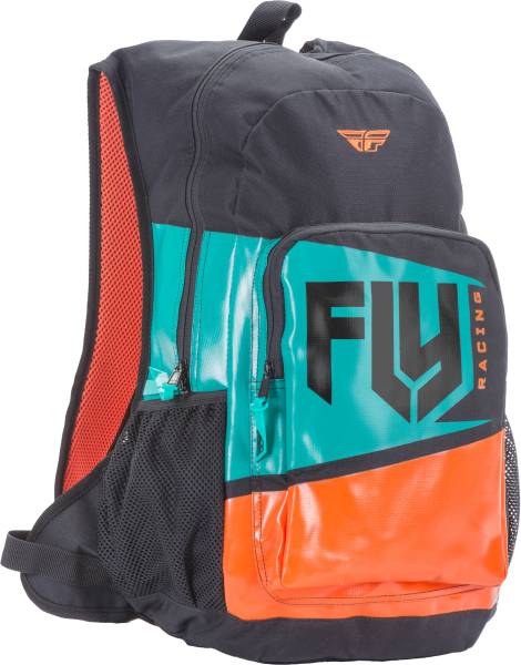 FLY RACING - JUMP PACK BACKPACK (TEAL/ORANGE) - Image 1