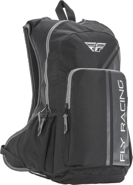 FLY RACING - JUMP BACKPACK BLACK/GREY 18"X14"X6" - Image 1