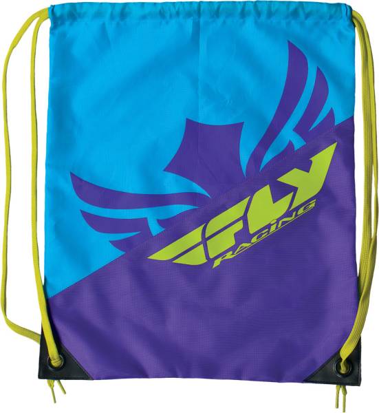 FLY RACING - QUICK DRAW BAG TEAL/PURPLE 15X18" - Image 1