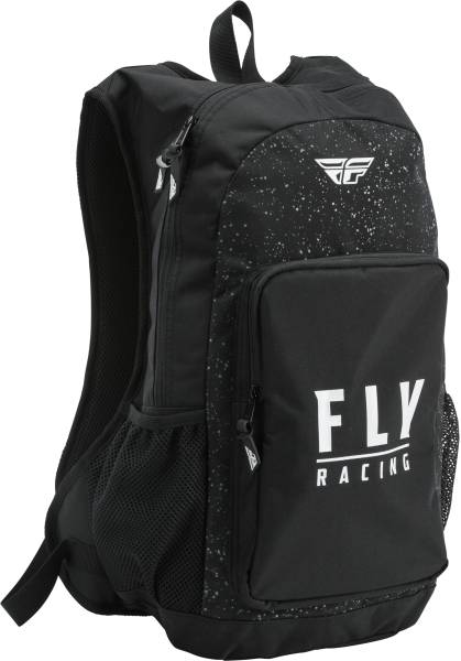 FLY RACING - JUMP PACK BACKPACK BLACK/WHITE SPLATTER - Image 1