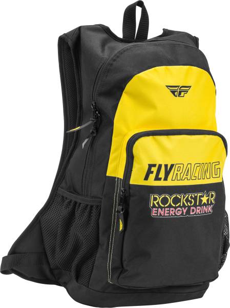 FLY RACING - JUMP PACK ROCKSTAR BACKPACK BLACK/YELLOW - Image 1