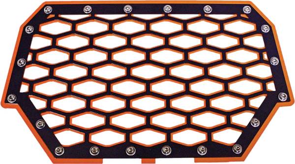 MODQUAD - 2-PANEL FRONT GRILL (BLACK/ORANGE) - Image 1